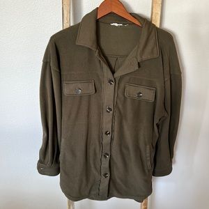 Oversized cozy shirt